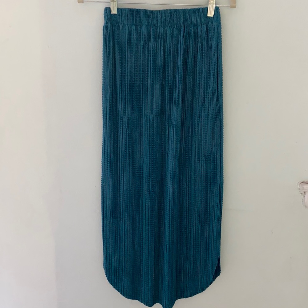 Anthropologie Sabina Musayev Midi Turquoise Skirt